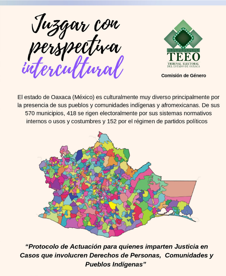 infografia juzgar con perspectiva intercultural